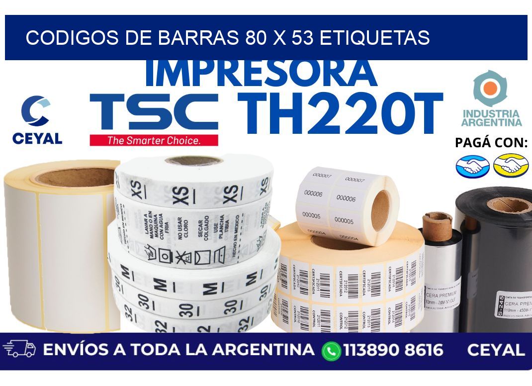 codigos de barras 80 x 53 etiquetas
