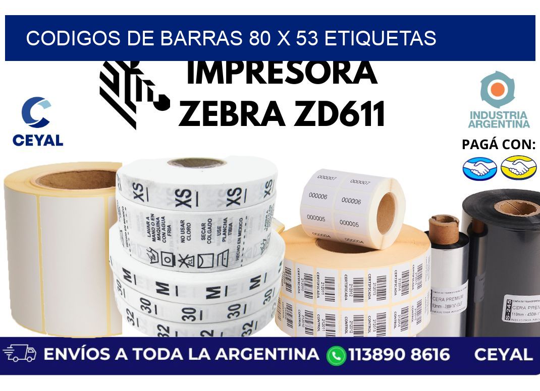 codigos de barras 80 x 53 etiquetas