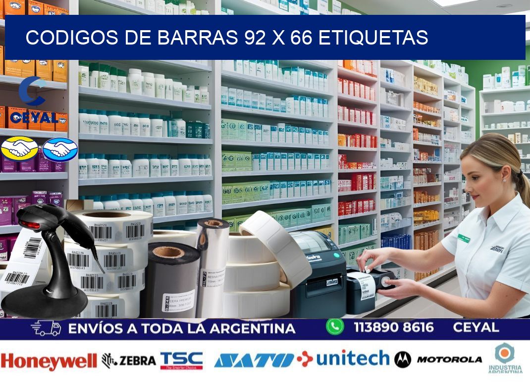 codigos de barras 92 x 66 etiquetas