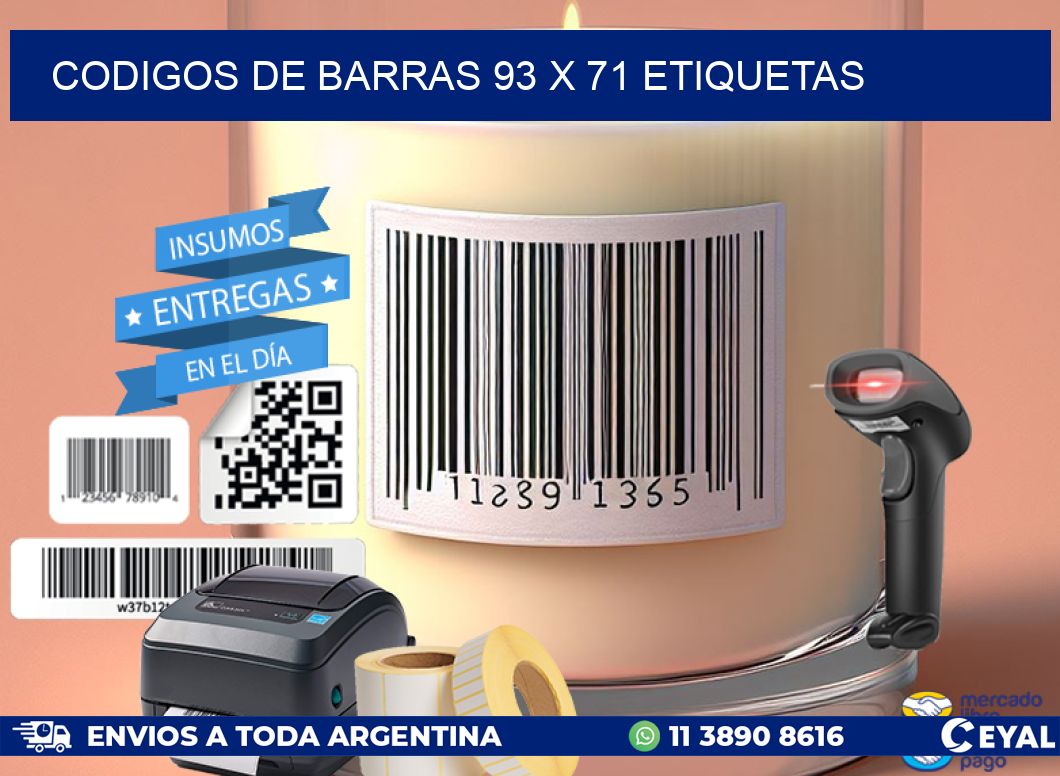 codigos de barras 93 x 71 etiquetas