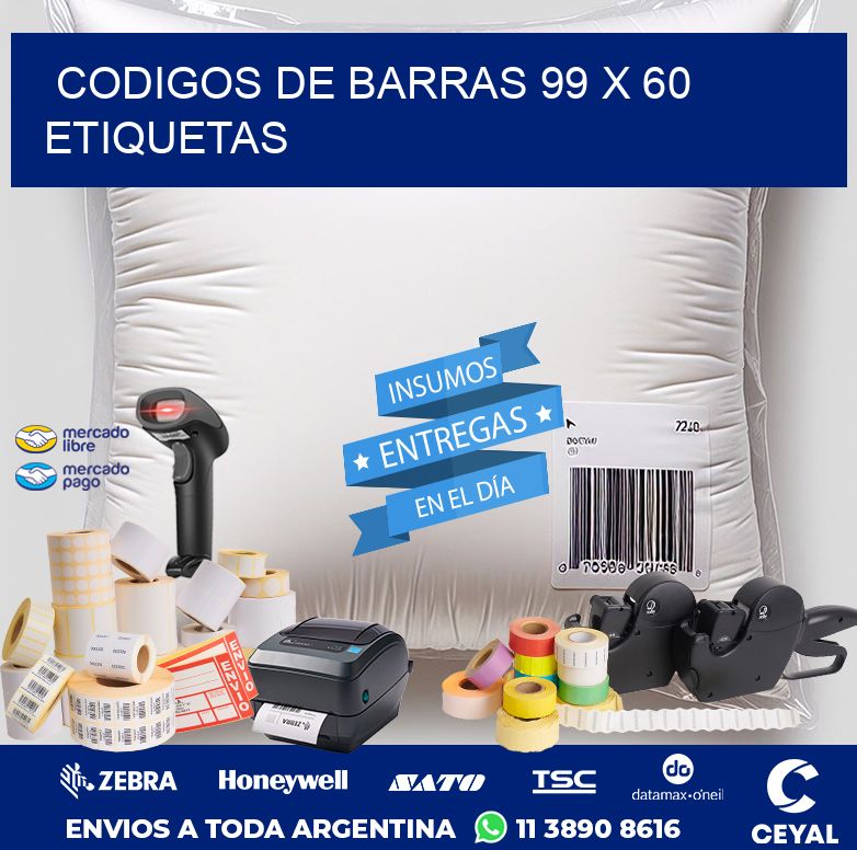 codigos de barras 99 x 60 etiquetas