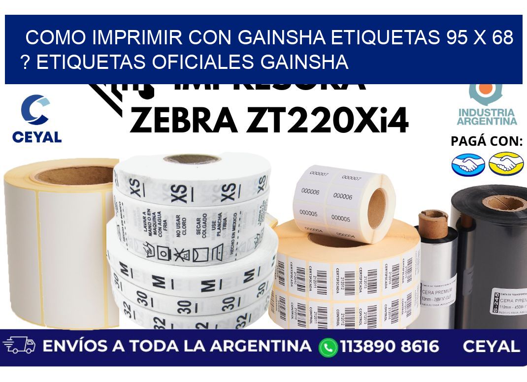 como imprimir con gainsha etiquetas 95 x 68 ? etiquetas oficiales gainsha