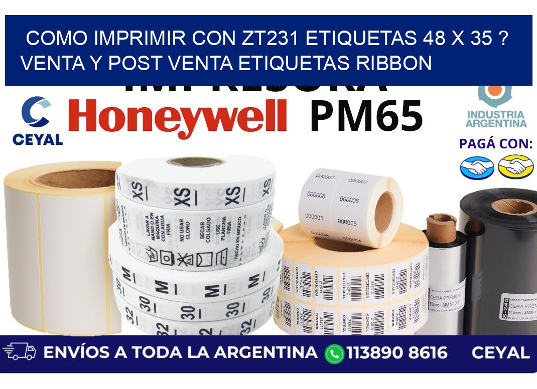 como imprimir con zt231 etiquetas 48 x 35 ? Venta y post venta etiquetas ribbon