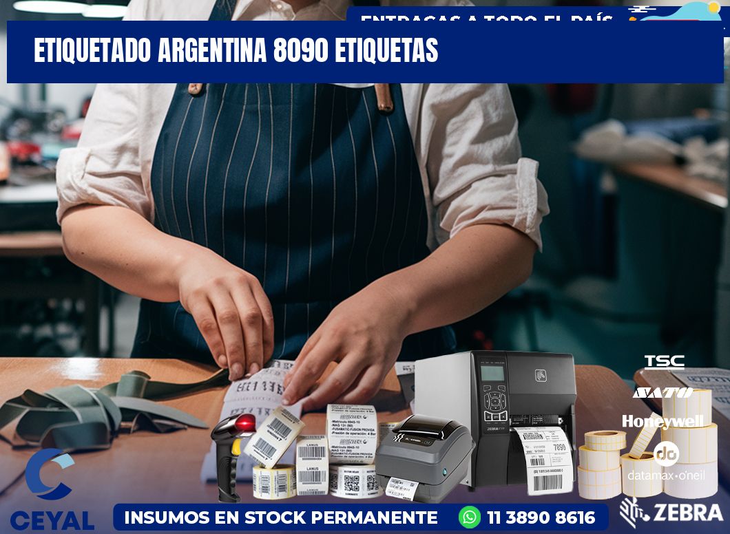 etiquetado argentina 8090 etiquetas