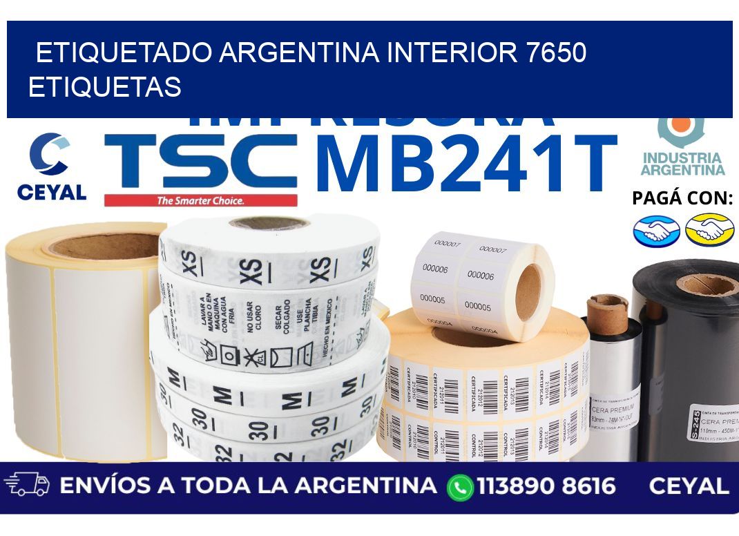etiquetado argentina interior 7650 etiquetas