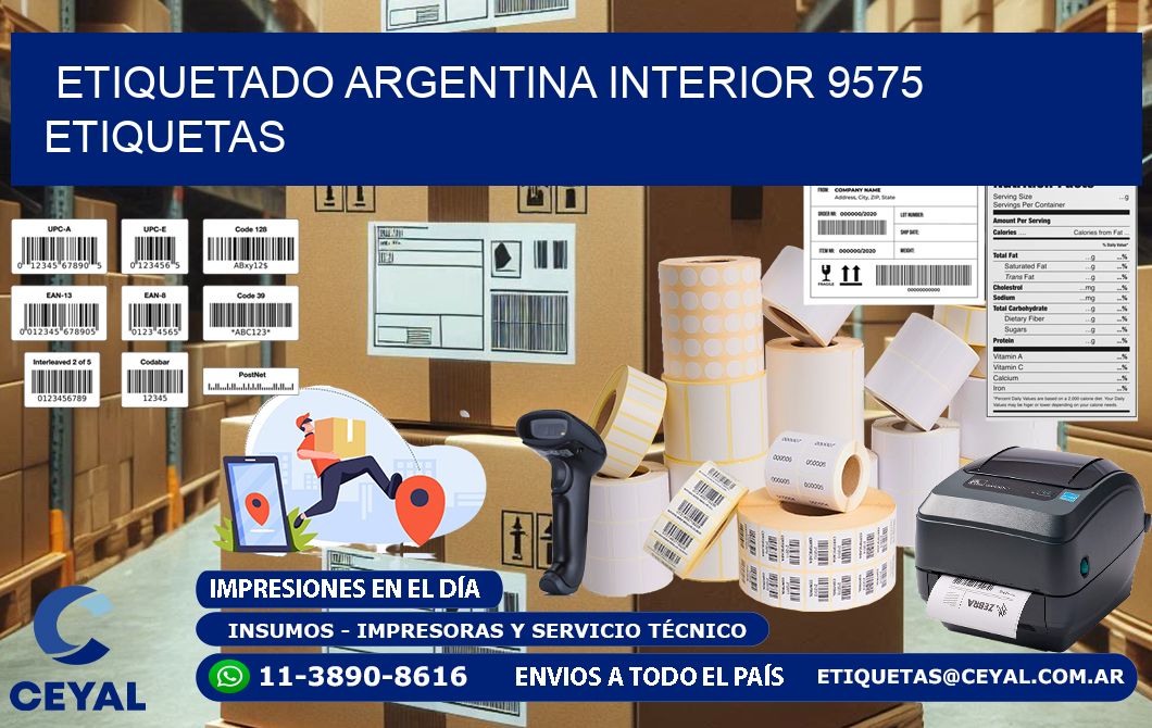 etiquetado argentina interior 9575 etiquetas