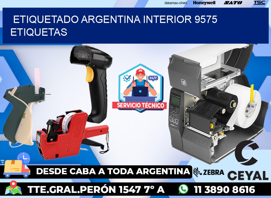 etiquetado argentina interior 9575 etiquetas