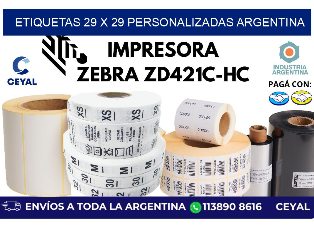 etiquetas 29 x 29 personalizadas argentina