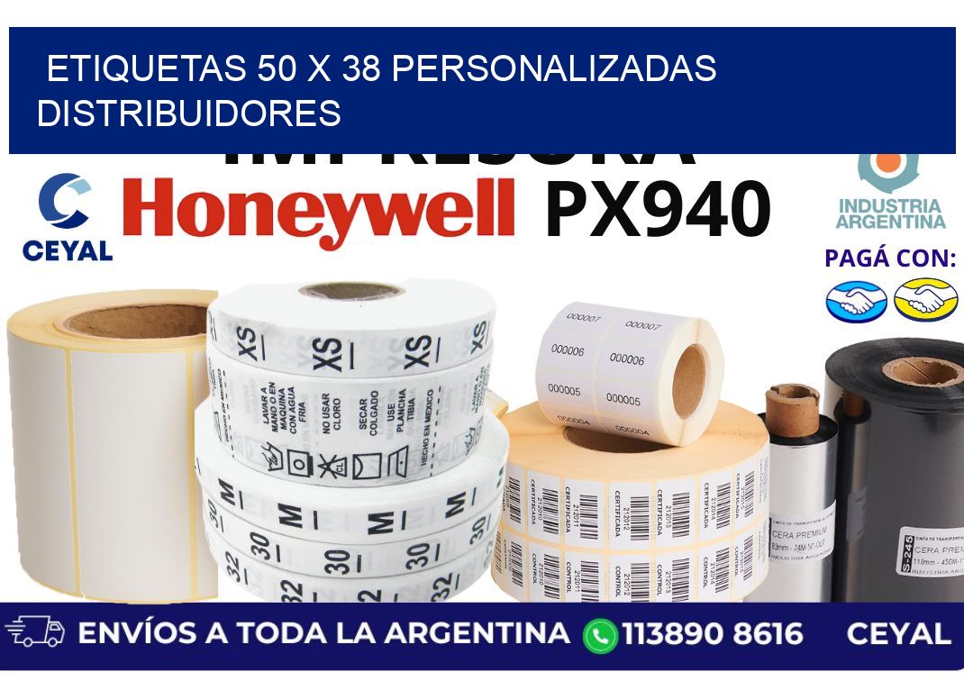 etiquetas 50 x 38 personalizadas distribuidores