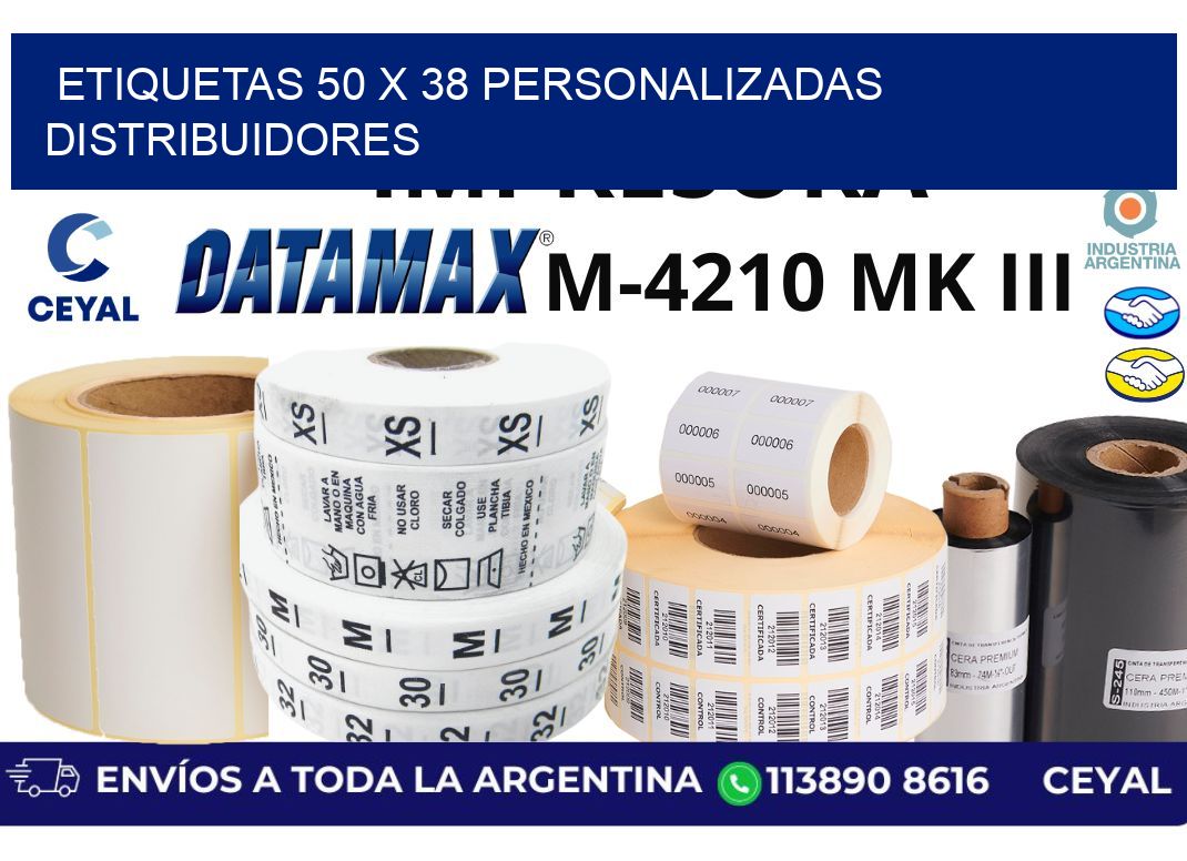 etiquetas 50 x 38 personalizadas distribuidores