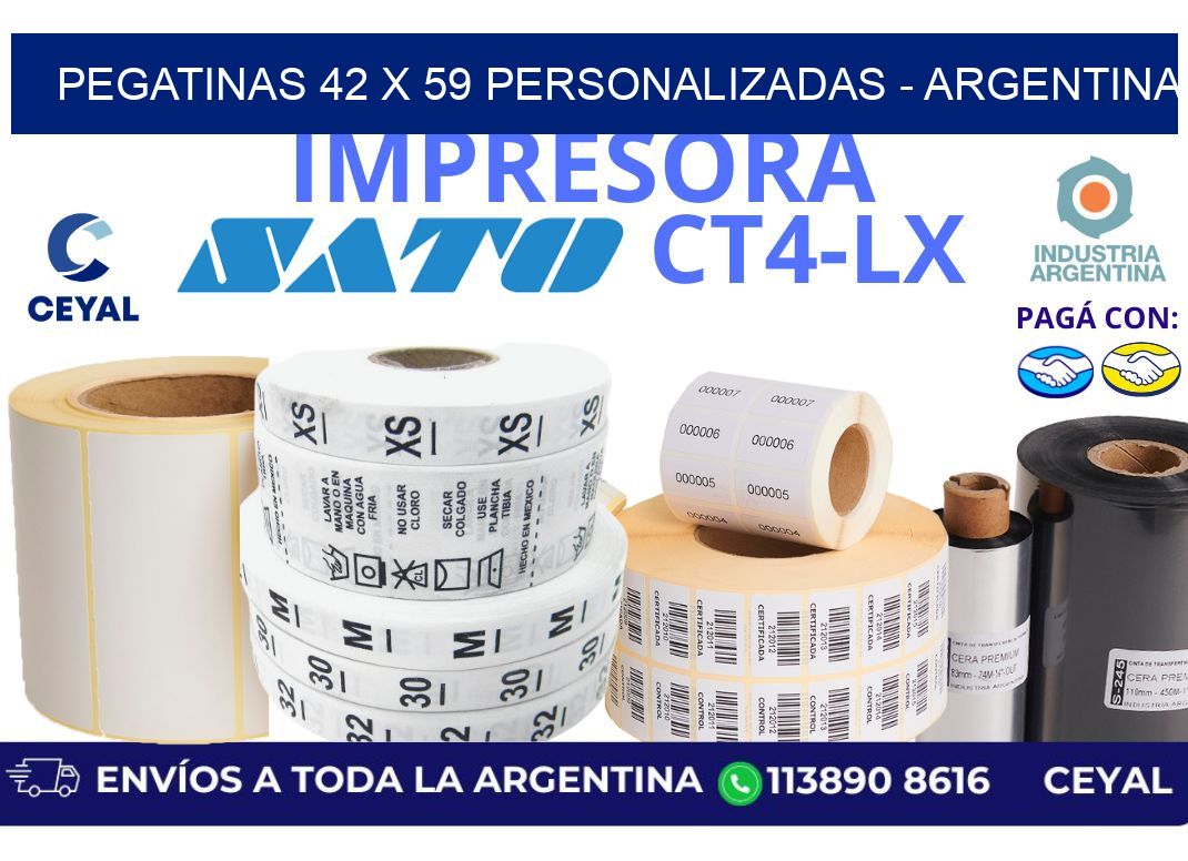pegatinas 42 x 59 personalizadas - Argentina