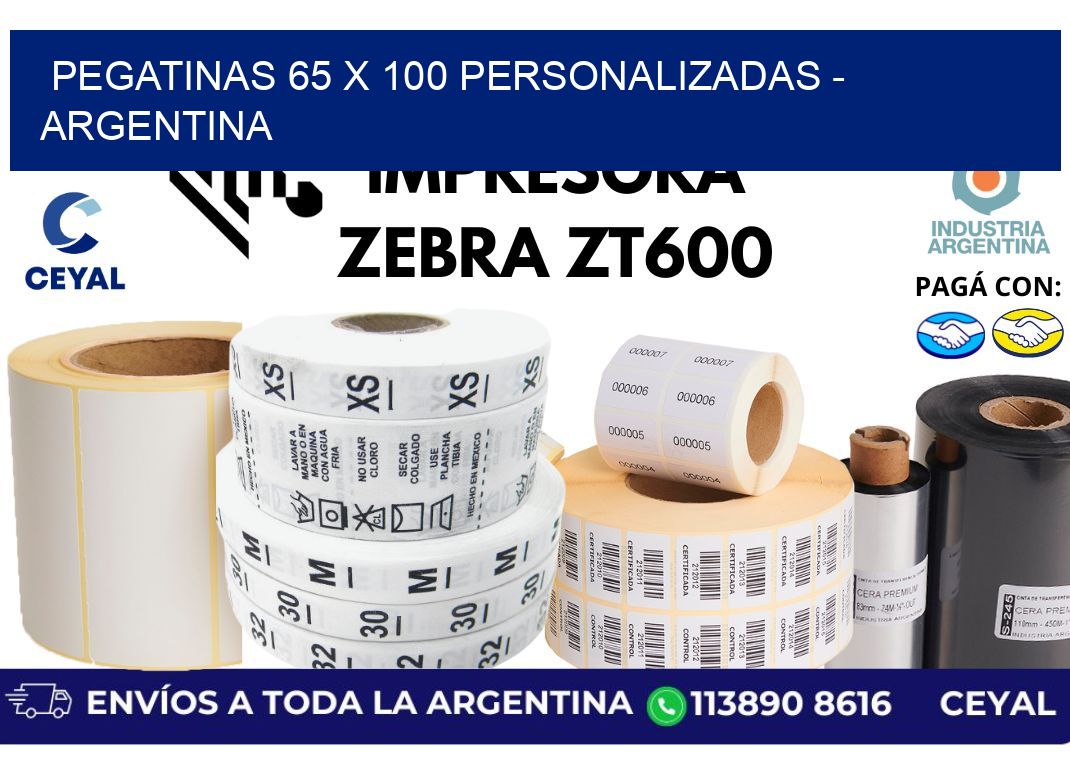 pegatinas 65 x 100 personalizadas – Argentina