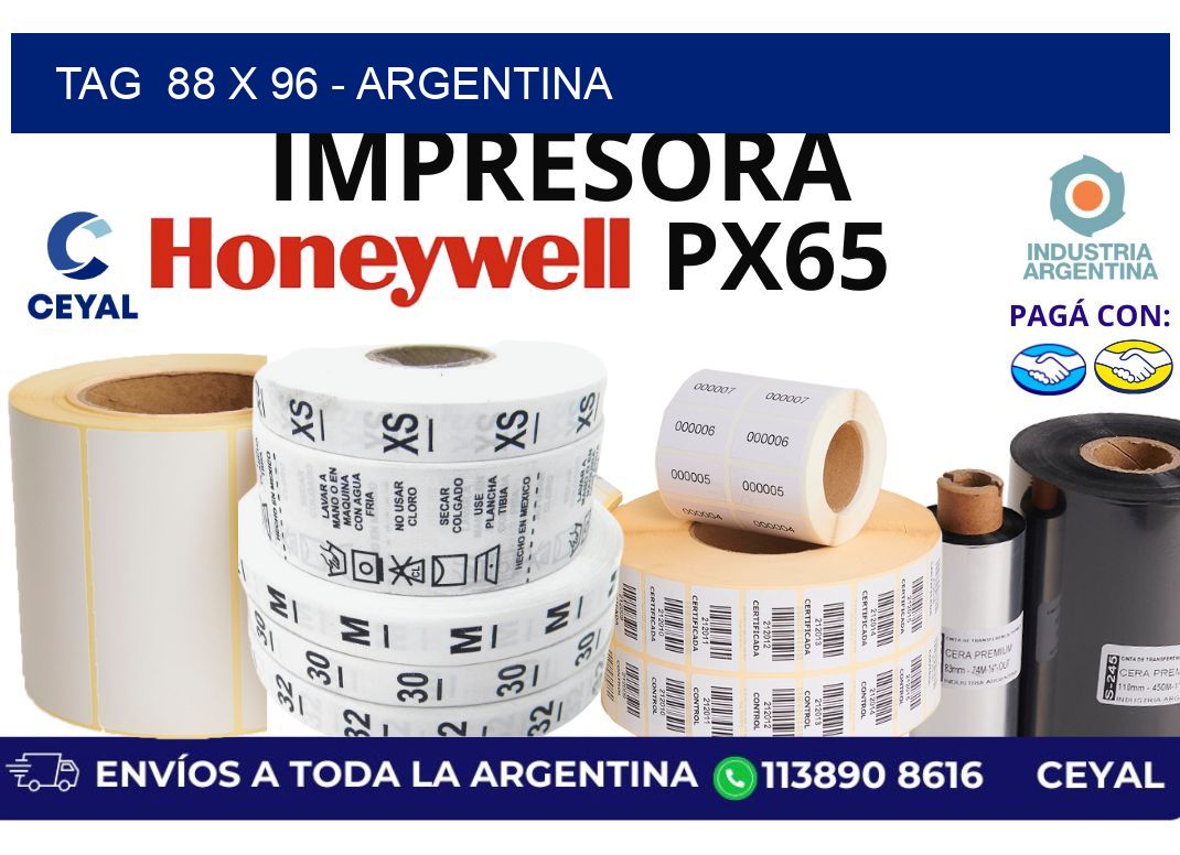 tag  88 x 96 – Argentina