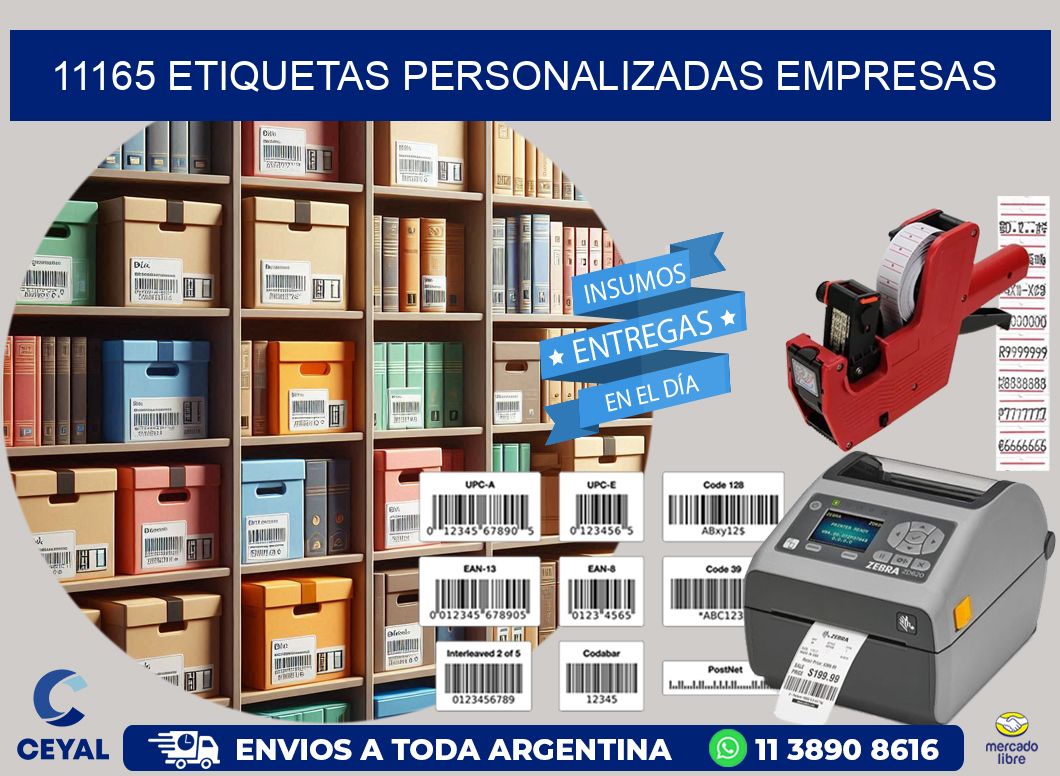 11165 Etiquetas personalizadas empresas
