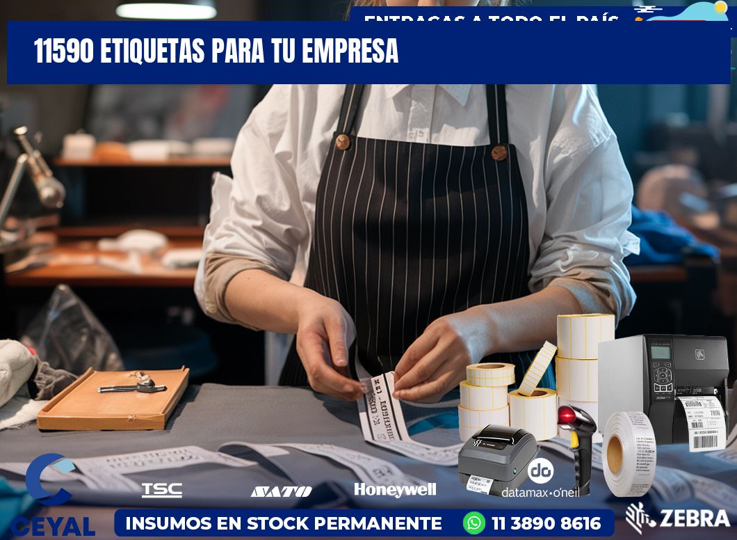 11590 etiquetas para tu empresa