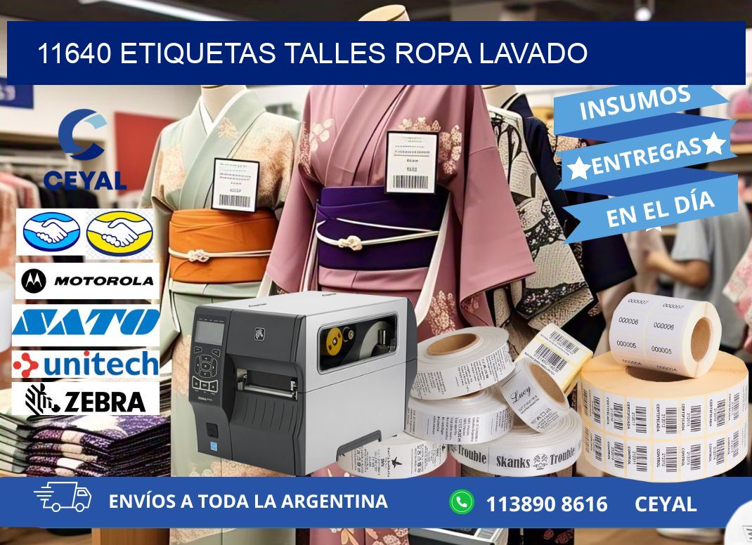 11640 ETIQUETAS TALLES ROPA LAVADO