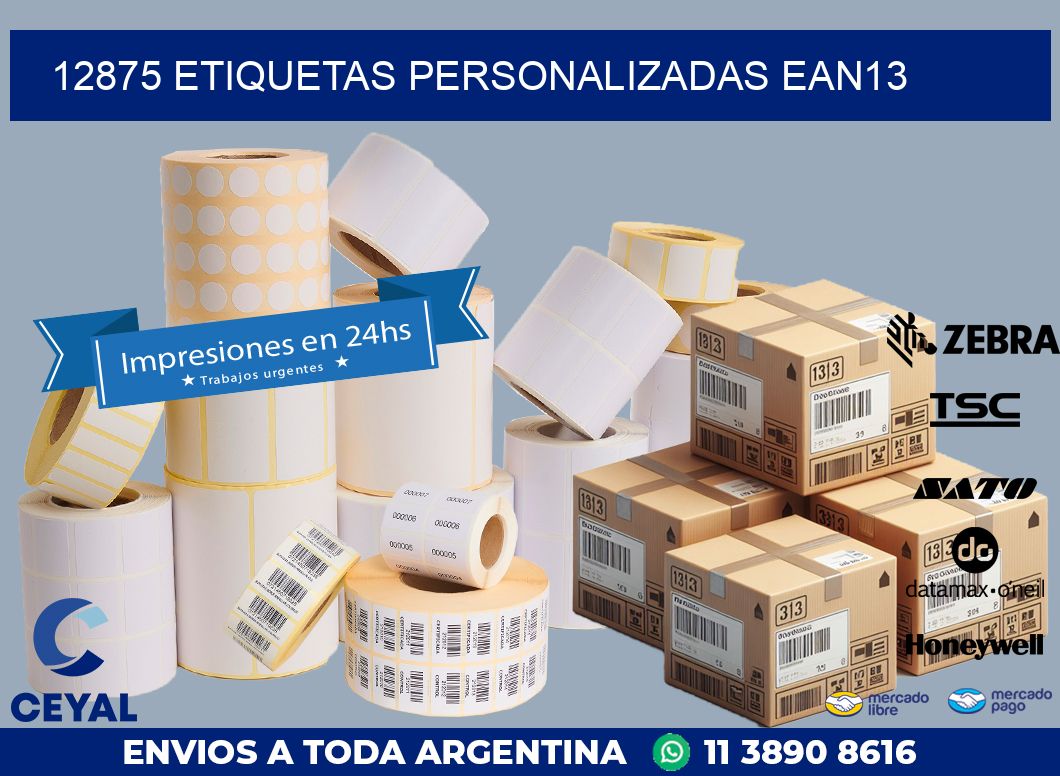 12875 Etiquetas personalizadas ean13