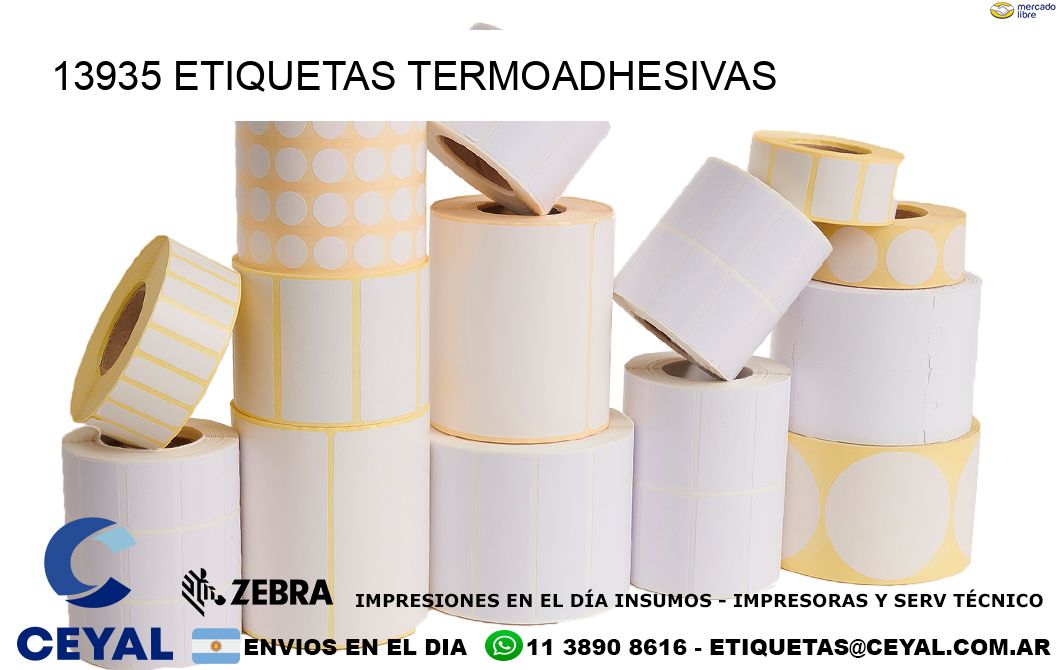 13935 etiquetas termoadhesivas