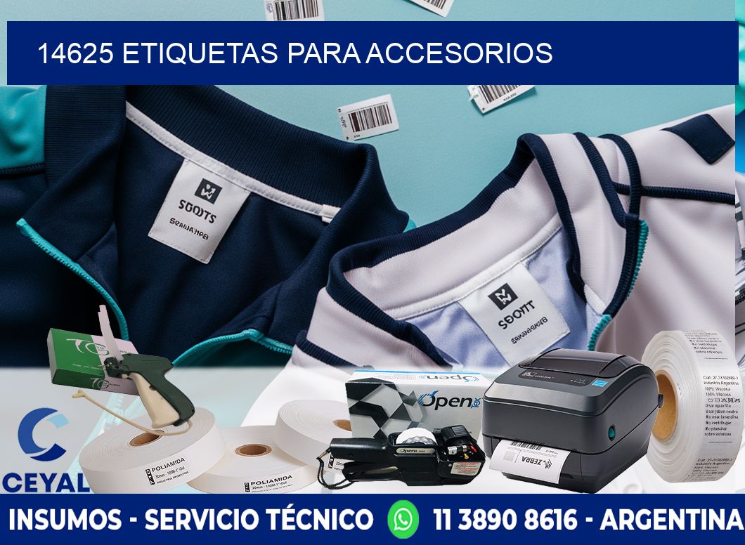 14625 Etiquetas para accesorios