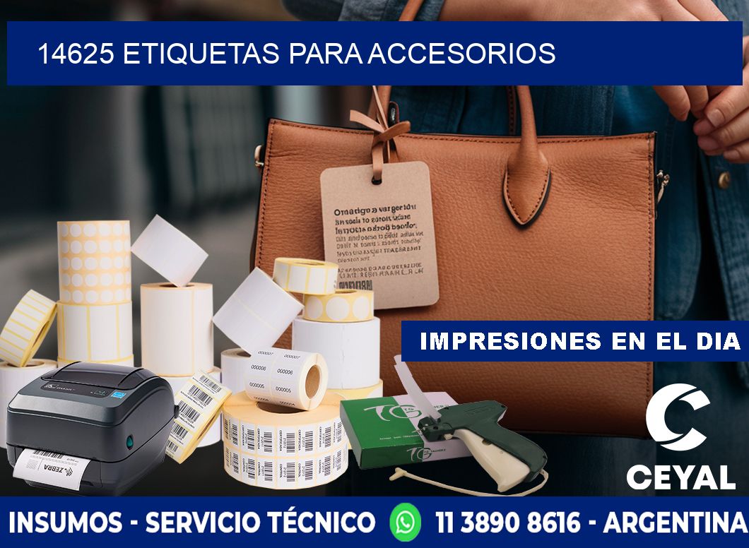 14625 Etiquetas para accesorios