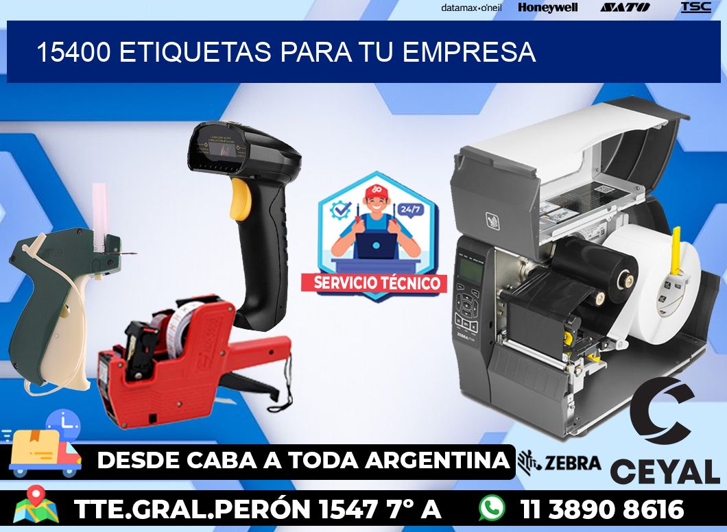 15400 etiquetas para tu empresa