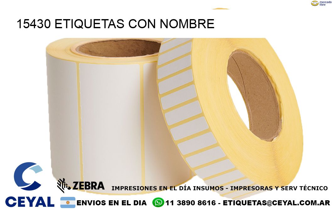 15430 etiquetas con nombre