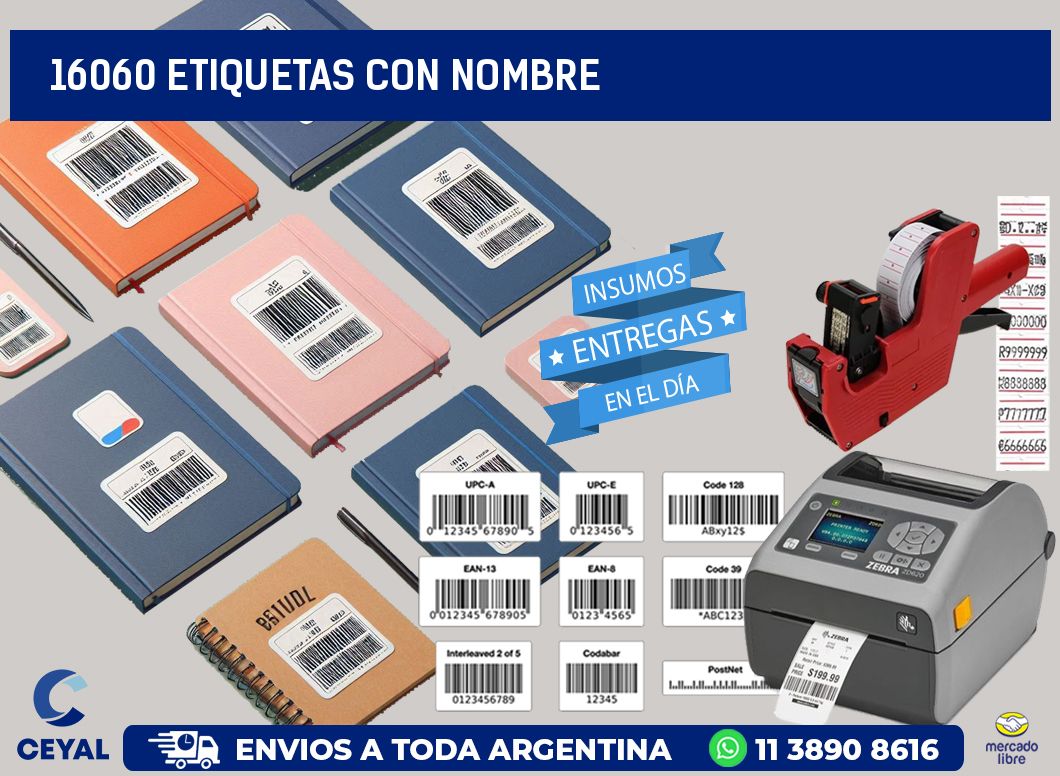 16060 etiquetas con nombre