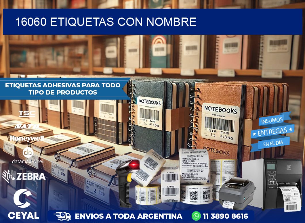 16060 etiquetas con nombre
