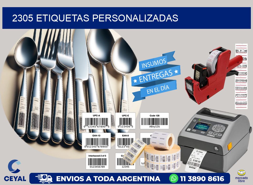 2305 Etiquetas personalizadas