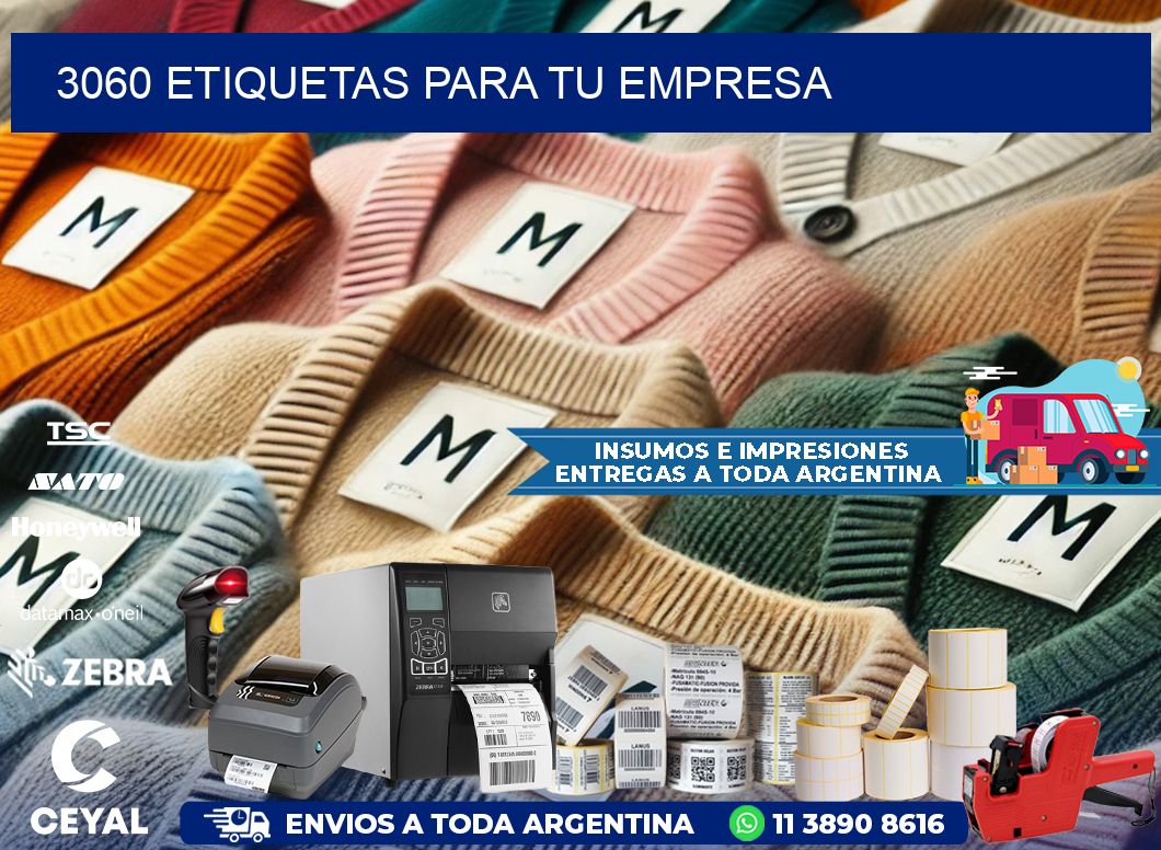 3060 etiquetas para tu empresa