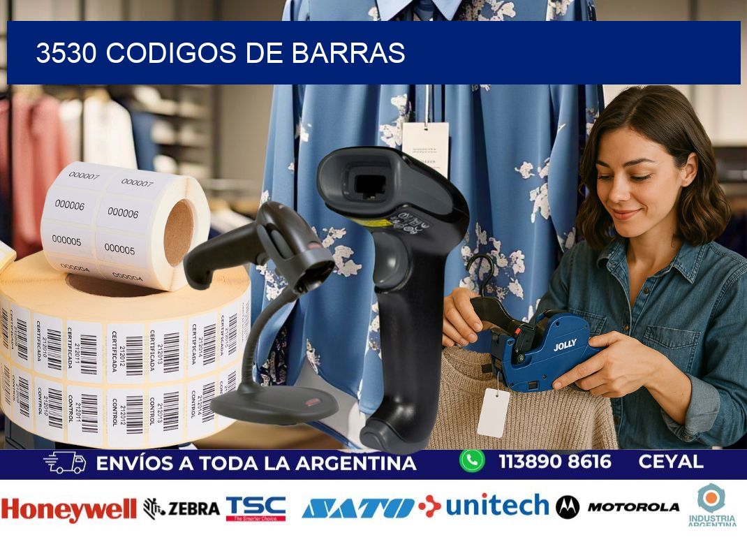 3530 CODIGOS DE BARRAS