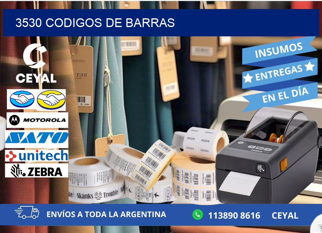 3530 CODIGOS DE BARRAS