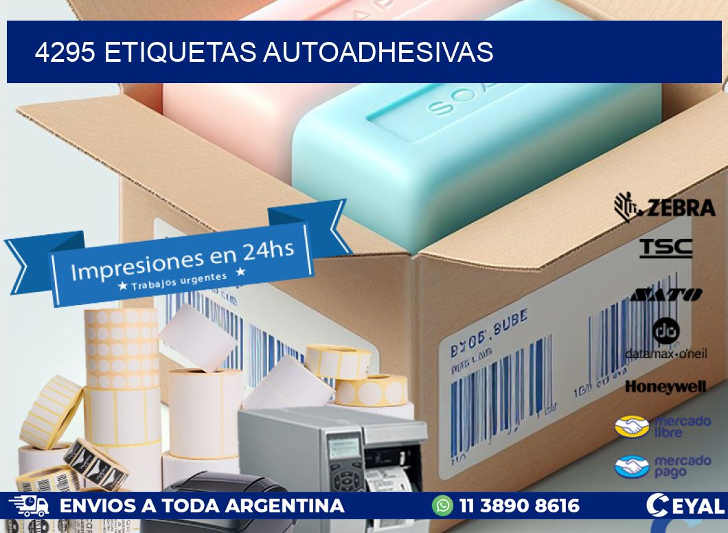 4295 etiquetas autoadhesivas