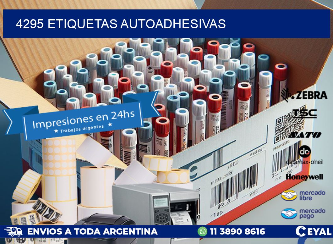 4295 etiquetas autoadhesivas