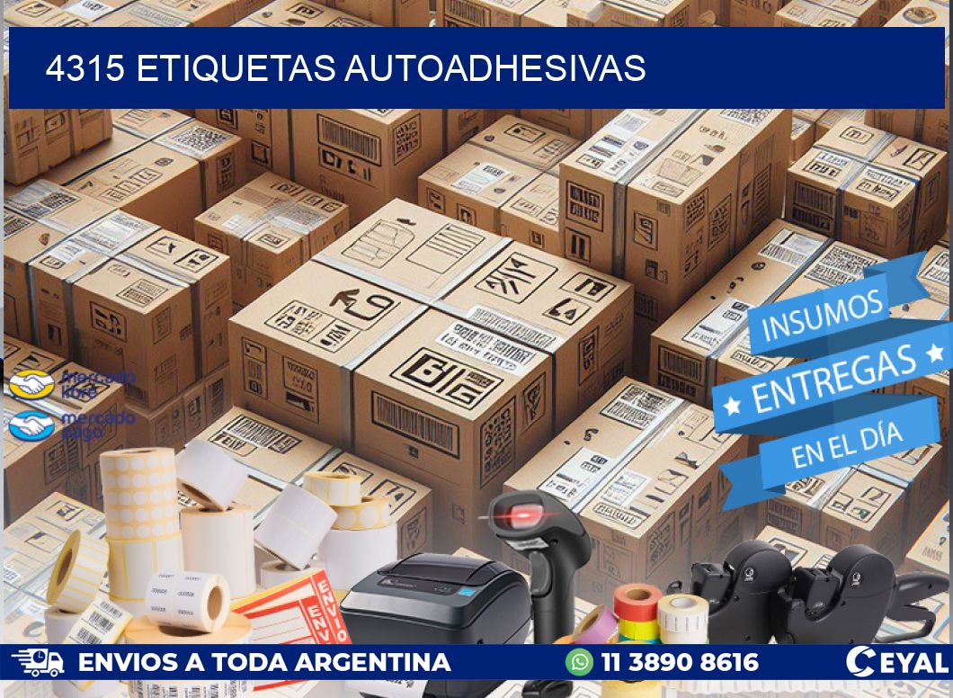 4315 etiquetas autoadhesivas
