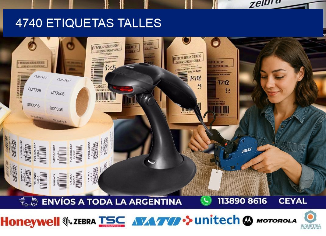 4740 ETIQUETAS TALLES