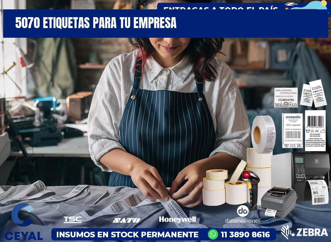 5070 etiquetas para tu empresa
