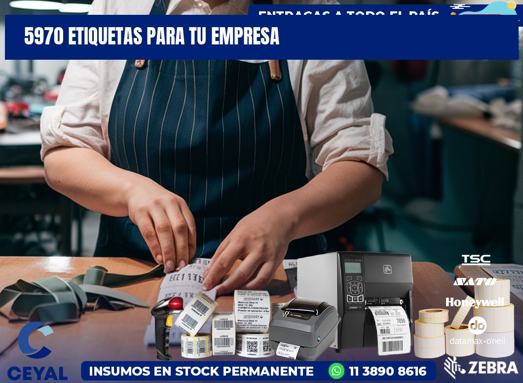 5970 etiquetas para tu empresa