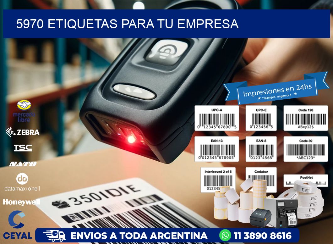 5970 etiquetas para tu empresa