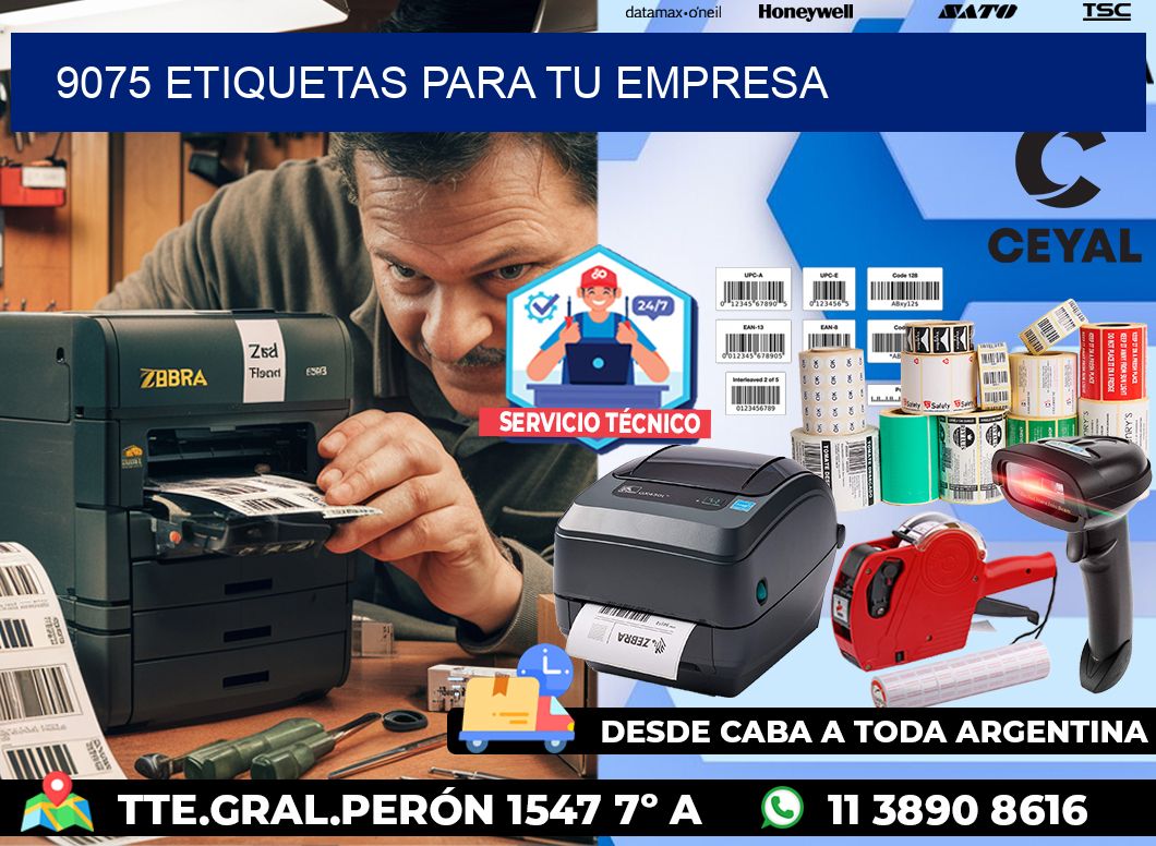 9075 etiquetas para tu empresa