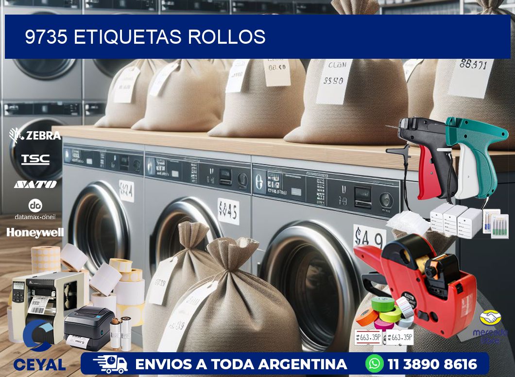 9735 Etiquetas rollos