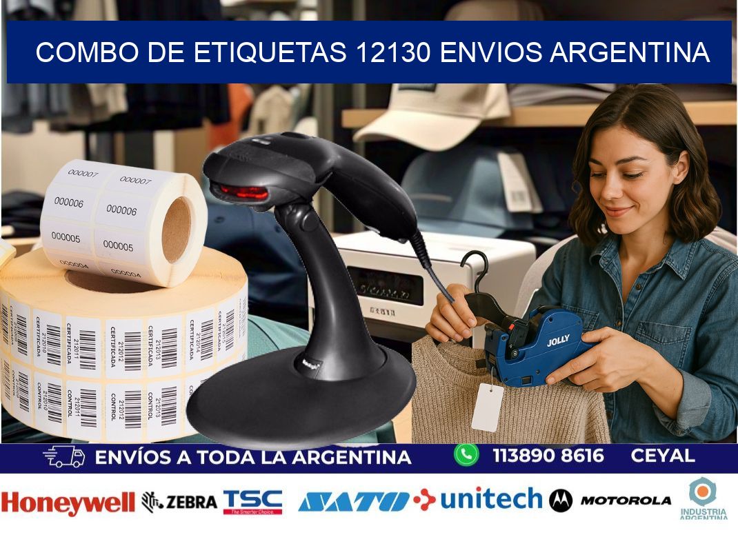 Combo de etiquetas 12130 ENVIOS ARGENTINA