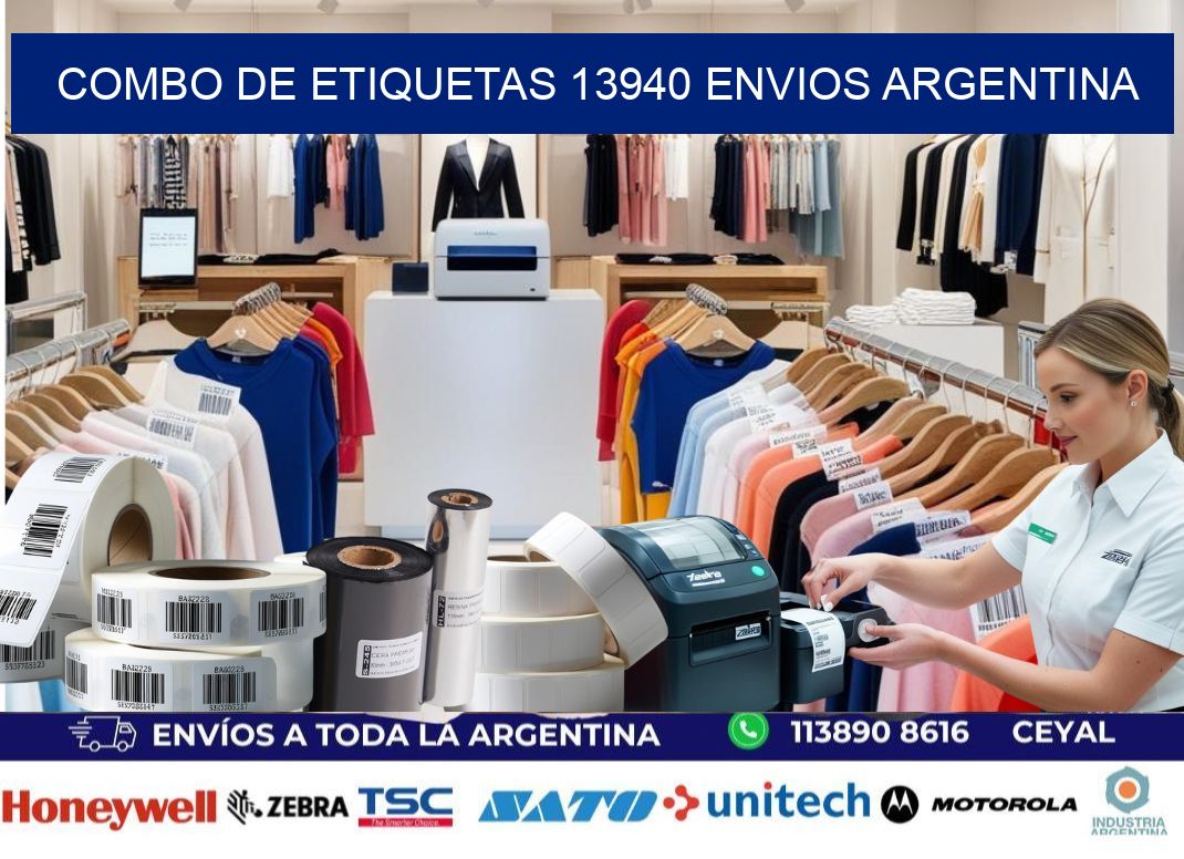 Combo de etiquetas 13940 ENVIOS ARGENTINA