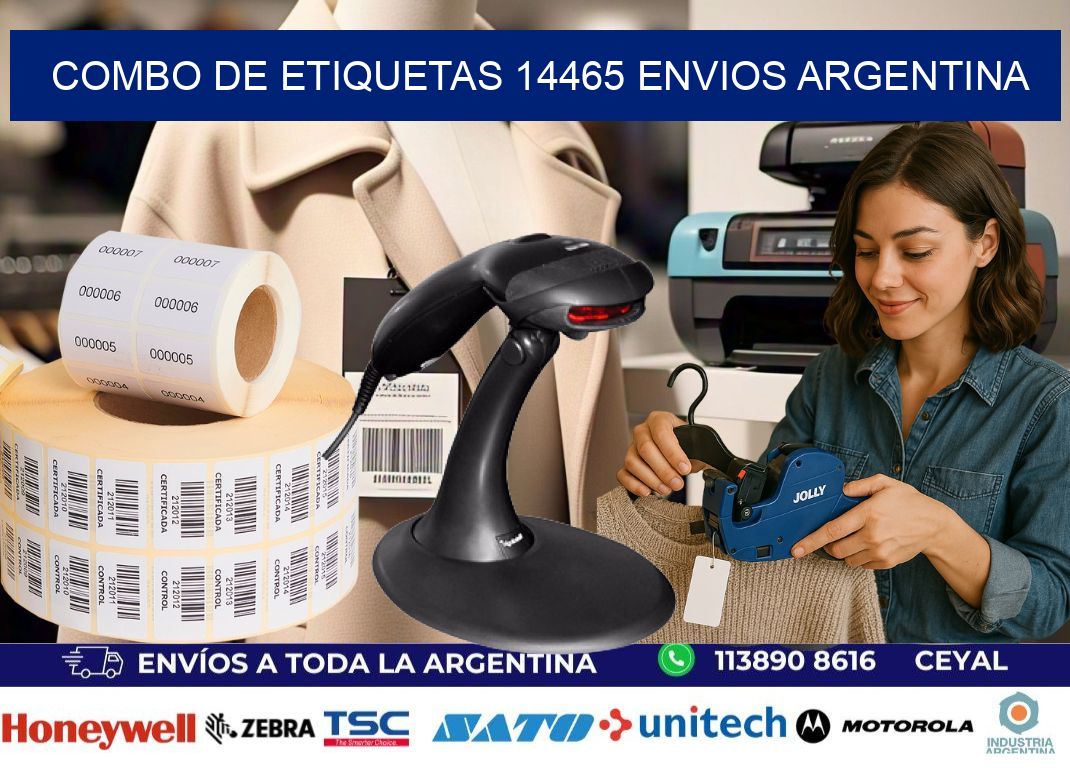 Combo de etiquetas 14465 ENVIOS ARGENTINA