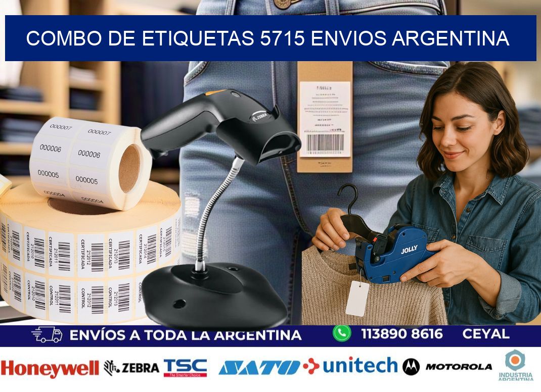 Combo de etiquetas 5715 ENVIOS ARGENTINA