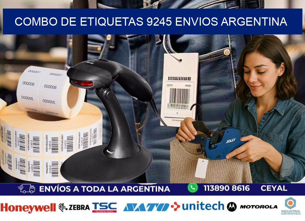 Combo de etiquetas 9245 ENVIOS ARGENTINA