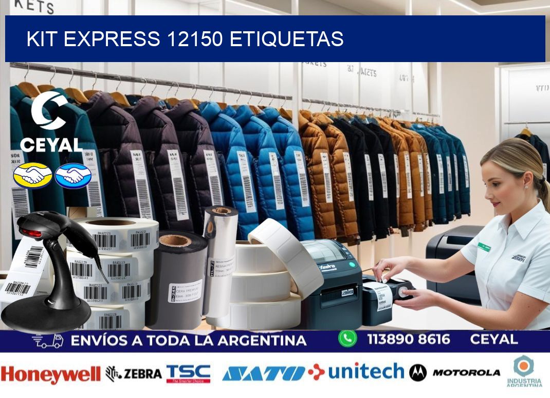 Kit express 12150 etiquetas
