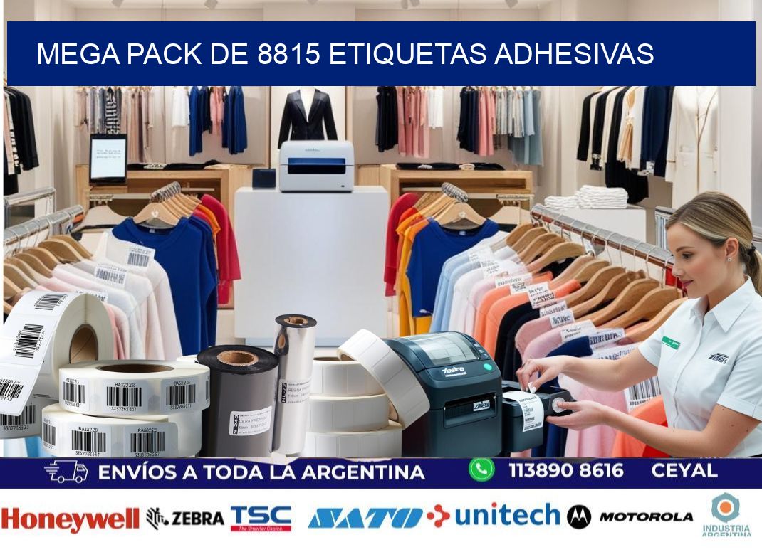 Mega pack de 8815 etiquetas adhesivas