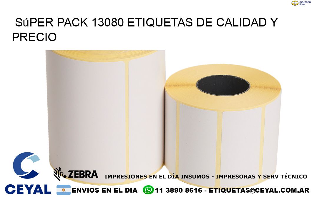 Súper pack 13080 etiquetas de calidad y precio