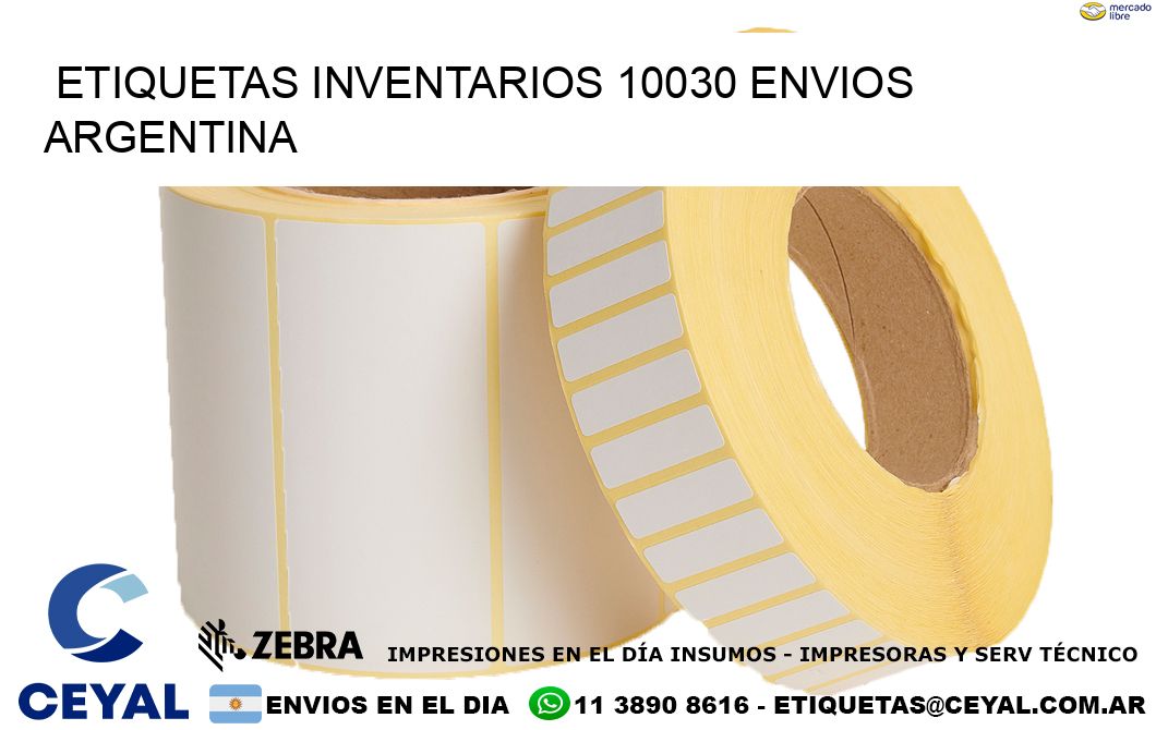 etiquetas inventarios 10030 ENVIOS ARGENTINA